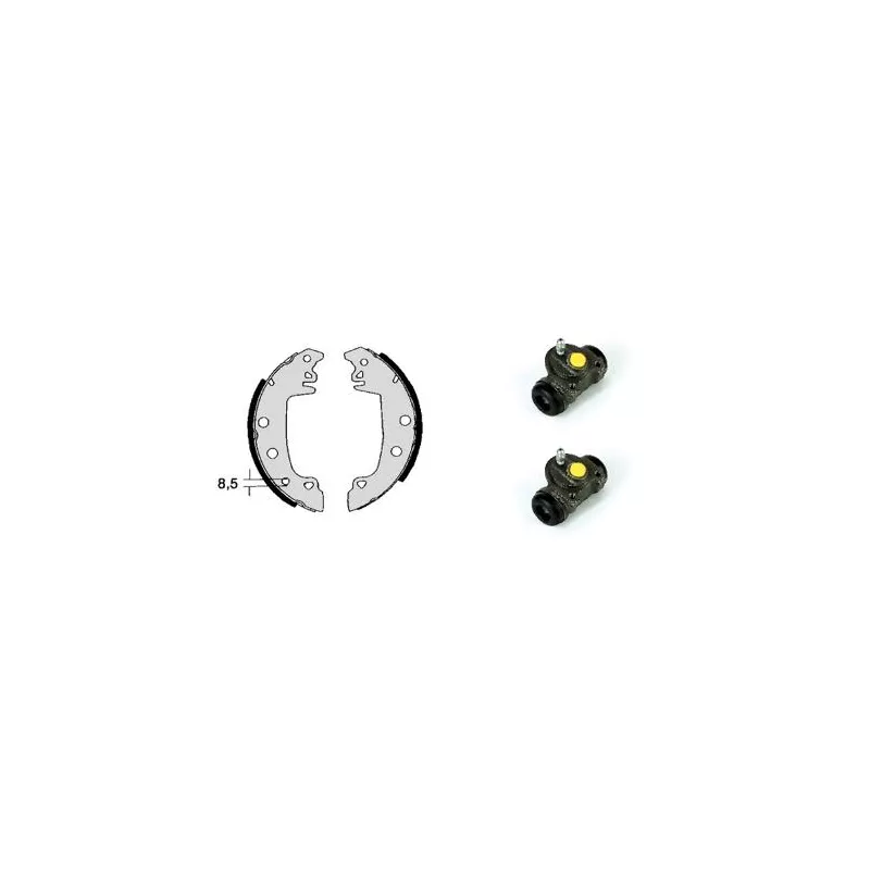 Jeu de mâchoires de frein BREMBO H 61 033