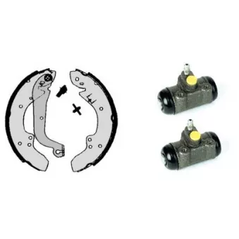 Jeu de mâchoires de frein BREMBO H 61 043