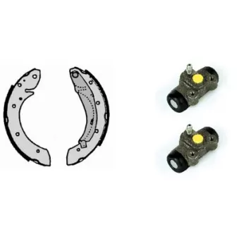 Jeu de mâchoires de frein BREMBO H 61 064