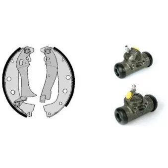 Jeu de mâchoires de frein BREMBO H 68 004