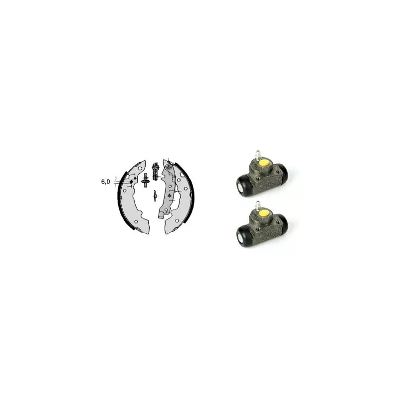 Jeu de mâchoires de frein BREMBO H 68 008