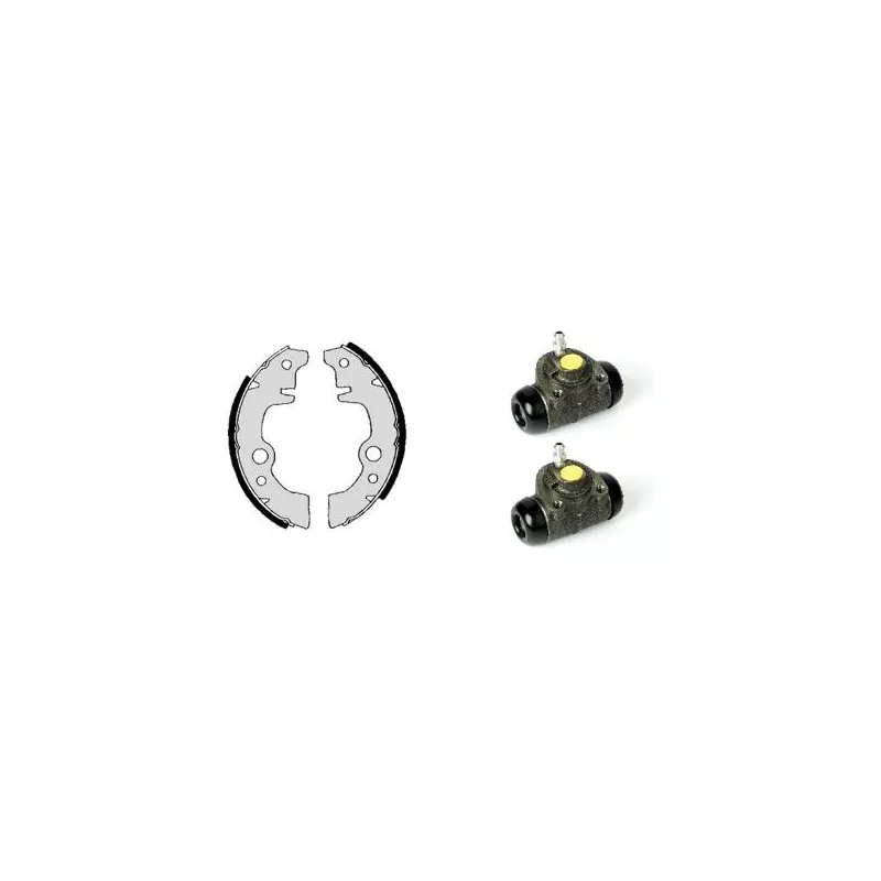 Jeu de mâchoires de frein BREMBO H 68 009