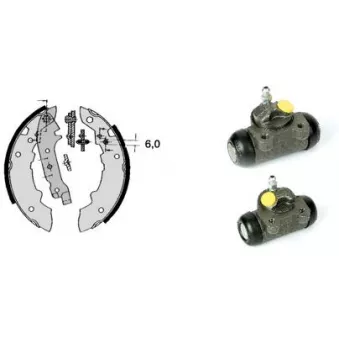 Jeu de mâchoires de frein BREMBO H 68 013