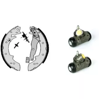 Jeu de mâchoires de frein BREMBO H 68 015