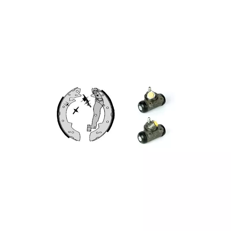 Jeu de mâchoires de frein BREMBO H 68 015