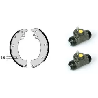 Jeu de mâchoires de frein BREMBO H 68 020