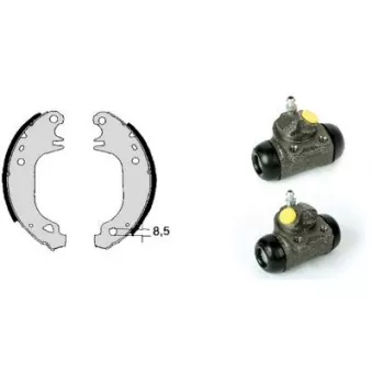Jeu de mâchoires de frein BREMBO H 68 025