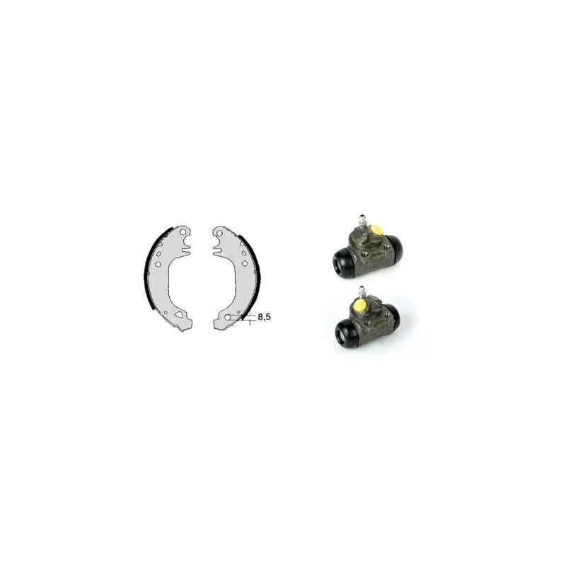 Jeu de mâchoires de frein BREMBO H 68 025