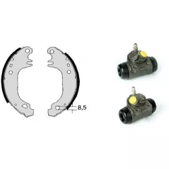 Jeu de mâchoires de frein BREMBO H 68 026