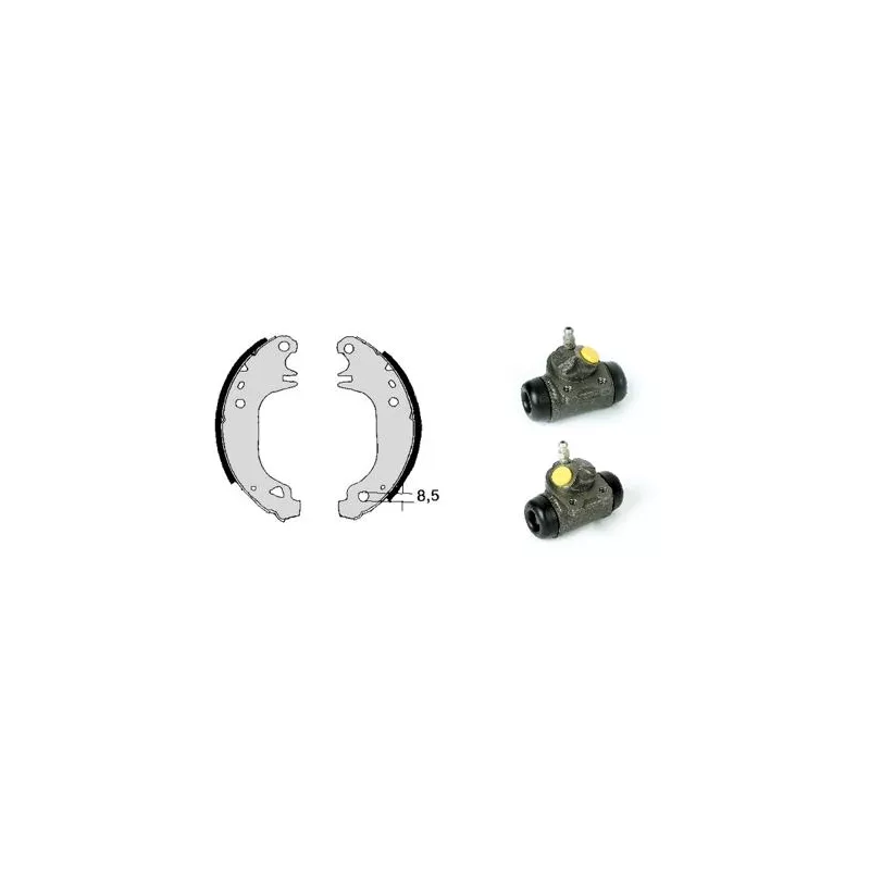 Jeu de mâchoires de frein BREMBO H 68 026