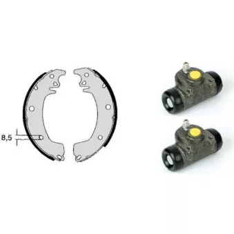 Jeu de mâchoires de frein BREMBO H 68 028
