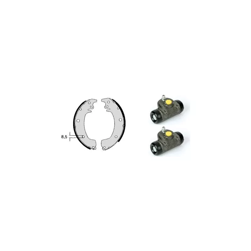 Jeu de mâchoires de frein BREMBO H 68 028