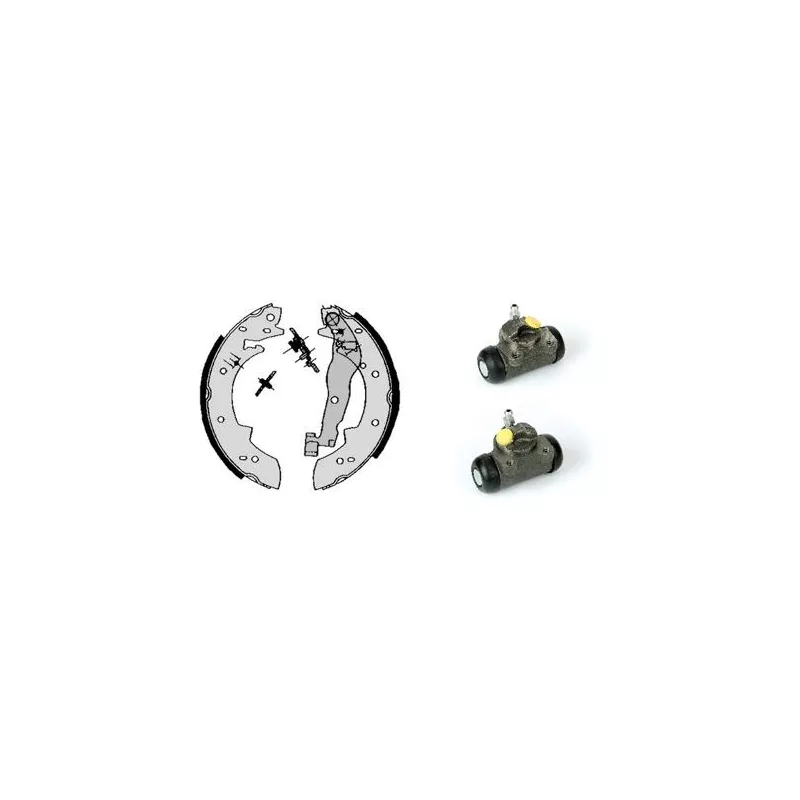 Jeu de mâchoires de frein BREMBO H 68 040
