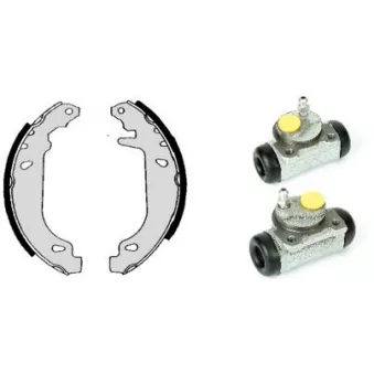 Jeu de mâchoires de frein BREMBO H 68 046