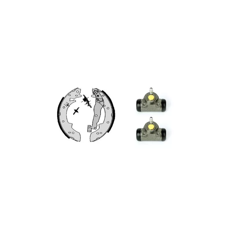 Jeu de mâchoires de frein BREMBO H 68 054