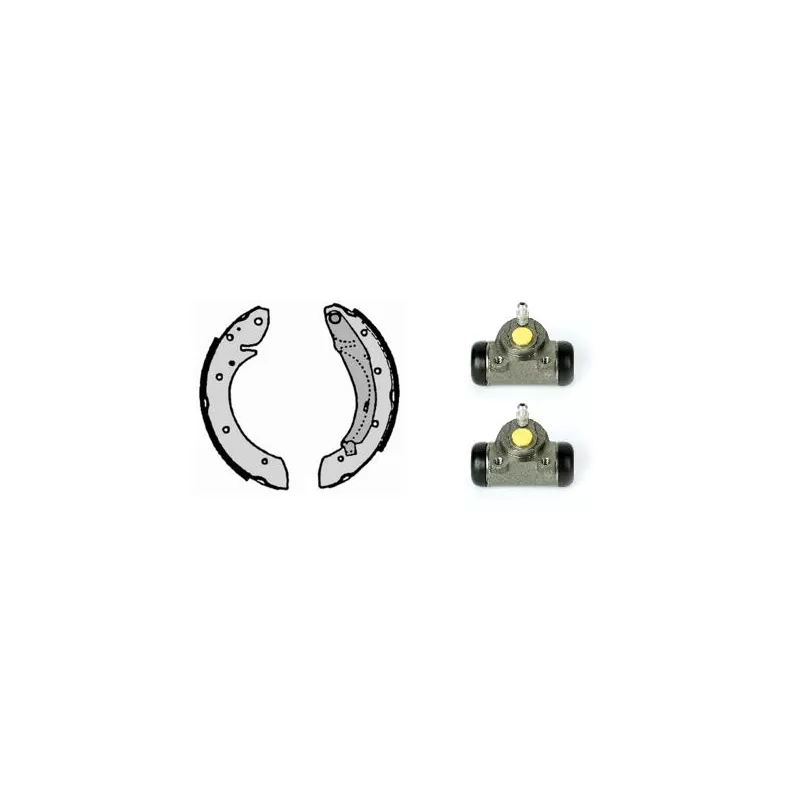 Jeu de mâchoires de frein BREMBO H 68 062