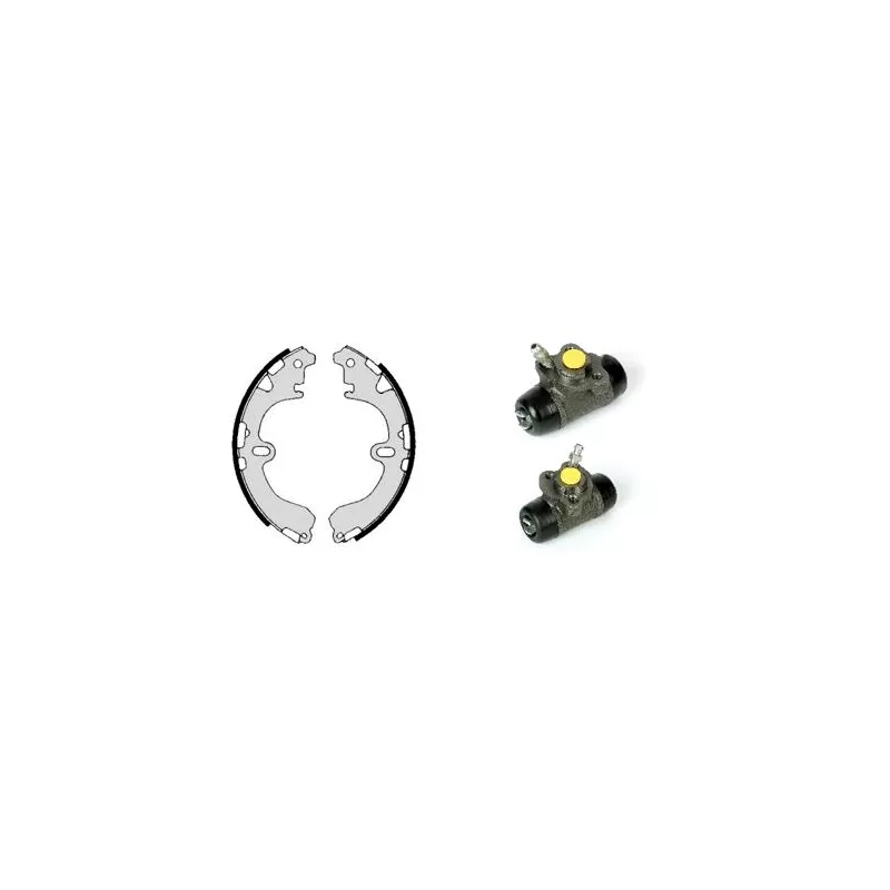 Jeu de mâchoires de frein BREMBO H 83 007