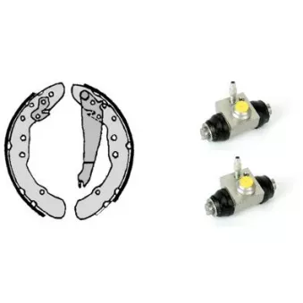 Jeu de mâchoires de frein BREMBO H 85 032