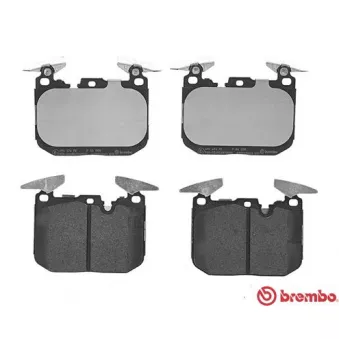 Jeu de 4 plaquettes de frein avant BREMBO P 06 008