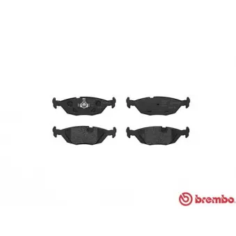 Jeu de 4 plaquettes de frein arrière BREMBO P 06 009