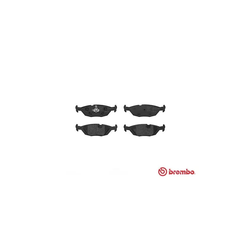 Jeu de 4 plaquettes de frein arrière BREMBO P 06 009