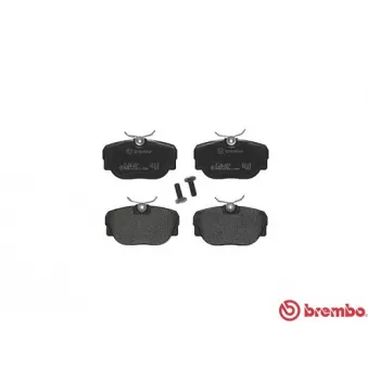 Jeu de 4 plaquettes de frein avant BREMBO P 06 010