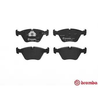 Jeu de 4 plaquettes de frein avant BREMBO P 06 012
