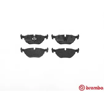 Jeu de 4 plaquettes de frein arrière BREMBO P 06 013