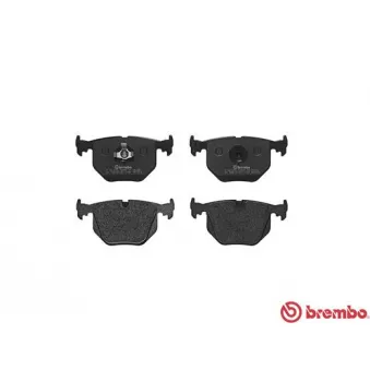 Jeu de 4 plaquettes de frein arrière BREMBO P 06 016