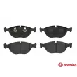 Jeu de 4 plaquettes de frein avant BREMBO P 06 019 - Visuel 1