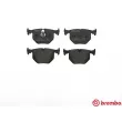 Jeu de 4 plaquettes de frein arrière BREMBO P 06 020 - Visuel 1