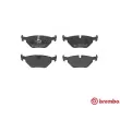 Jeu de 4 plaquettes de frein arrière BREMBO P 06 025 - Visuel 1