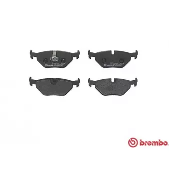 Jeu de 4 plaquettes de frein arrière BREMBO