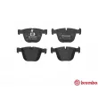 Jeu de 4 plaquettes de frein arrière BREMBO P 06 026 - Visuel 1