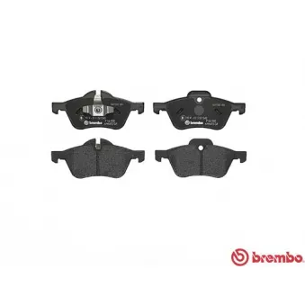 Jeu de 4 plaquettes de frein avant BREMBO