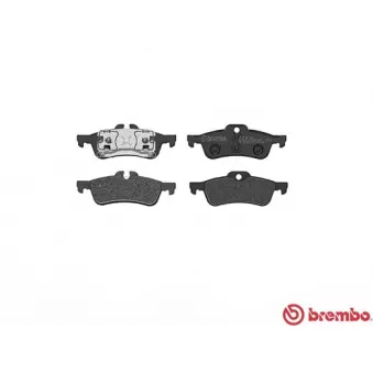 Jeu de 4 plaquettes de frein arrière BREMBO P 06 032