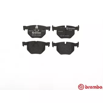 Jeu de 4 plaquettes de frein arrière BREMBO
