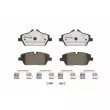 Jeu de 4 plaquettes de frein avant BREMBO P 06 034X - Visuel 1