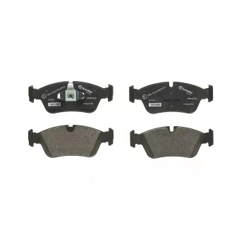 Jeu de 4 plaquettes de frein avant BREMBO P 06 035X