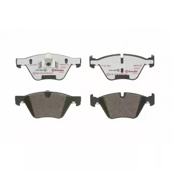 Jeu de 4 plaquettes de frein avant BREMBO P 06 036X