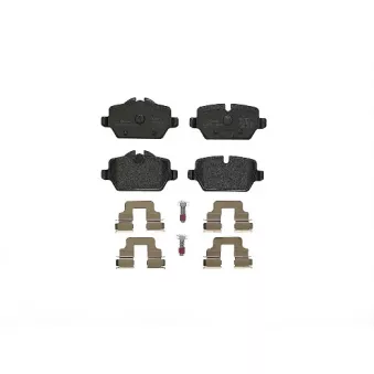 Jeu de 4 plaquettes de frein arrière BREMBO P 06 037