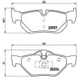 Jeu de 4 plaquettes de frein arrière BREMBO P 06 038X - Visuel 2