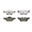 Jeu de 4 plaquettes de frein arrière BREMBO P 06 038X - Visuel 1