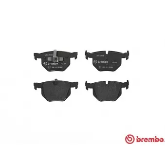 Jeu de 4 plaquettes de frein arrière BREMBO P 06 039