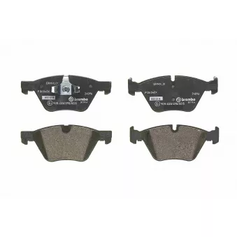 Jeu de 4 plaquettes de frein avant BREMBO P 06 040X