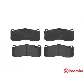 Jeu de 4 plaquettes de frein avant BREMBO P 06 041