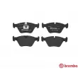 Jeu de 4 plaquettes de frein avant BREMBO P 06 043 - Visuel 1