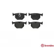 Jeu de 4 plaquettes de frein arrière BREMBO P 06 044 - Visuel 1