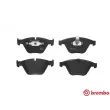 Jeu de 4 plaquettes de frein avant BREMBO P 06 046 - Visuel 1