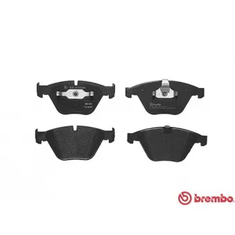Jeu de 4 plaquettes de frein avant BREMBO P 06 046